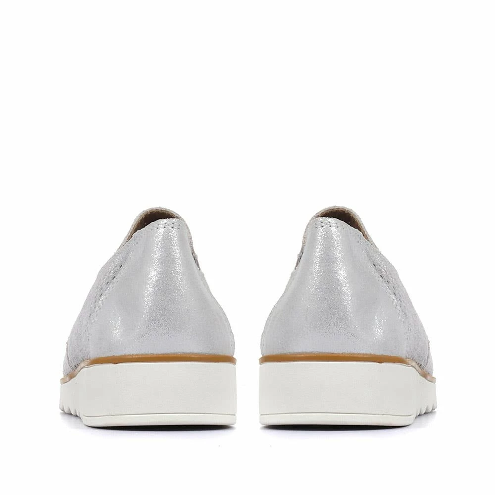 Pavers Wide Fit Metallic Leather Slip-On - BRK29016 / 315 064 / 315 064 Shoes 24 Pavers Wide Fit Metallic Leather Slip-On - BRK29016 / 315 064 / 315 064 Shoes