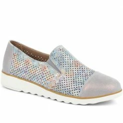 Pavers Wide Fit Metallic Leather Slip-On - BRK29016 / 315 064 / 315 064 Shoes 51 Pavers Wide Fit Metallic Leather Slip-On - BRK29016 / 315 064 / 315 064 Shoes