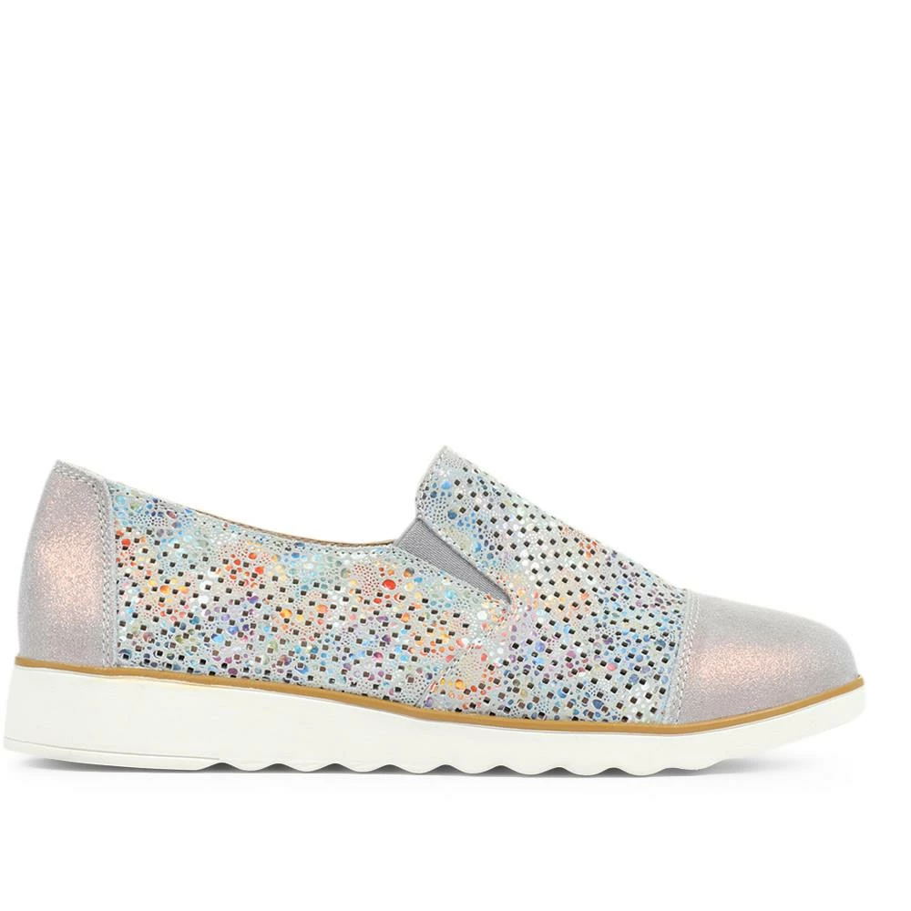 Pavers Wide Fit Metallic Leather Slip-On - BRK29016 / 315 064 / 315 064 Shoes 27 Pavers Wide Fit Metallic Leather Slip-On - BRK29016 / 315 064 / 315 064 Shoes