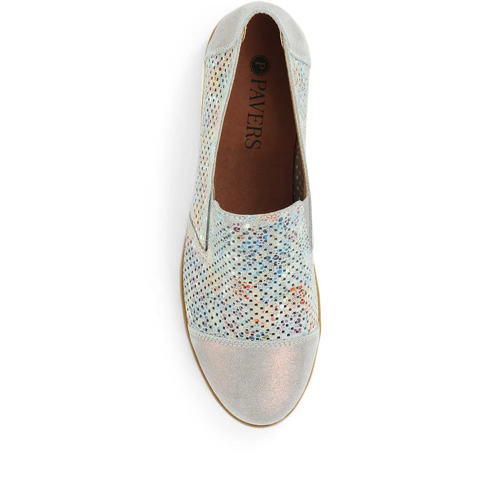 Pavers Wide Fit Metallic Leather Slip-On - BRK29016 / 315 064 / 315 064 Shoes 30 Pavers Wide Fit Metallic Leather Slip-On - BRK29016 / 315 064 / 315 064 Shoes