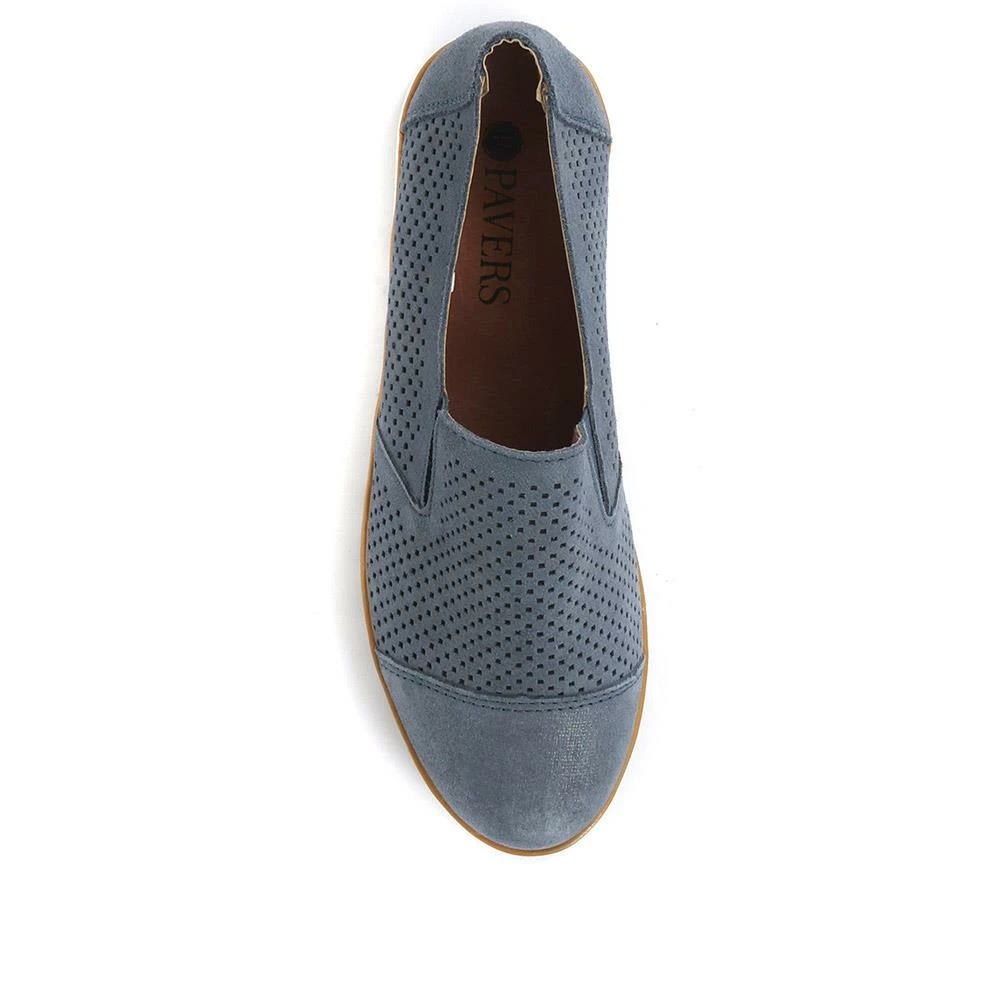 Pavers Wide Fit Metallic Leather Slip-On - BRK29016 / 315 064 / 315 064 Shoes 33 Pavers Wide Fit Metallic Leather Slip-On - BRK29016 / 315 064 / 315 064 Shoes