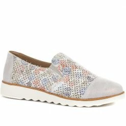 Pavers Wide Fit Metallic Leather Slip-On - BRK29016 / 315 064 / 315 064 Shoes 54 Pavers Wide Fit Metallic Leather Slip-On - BRK29016 / 315 064 / 315 064 Shoes