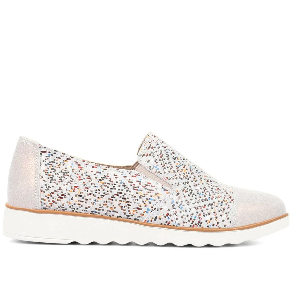 Pavers Wide Fit Metallic Leather Slip-On - BRK29016 / 315 064 / 315 064 Shoes 43 Pavers Wide Fit Metallic Leather Slip-On - BRK29016 / 315 064 / 315 064 Shoes