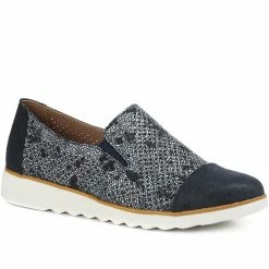 Pavers Wide Fit Metallic Leather Slip-On - BRK29016 / 315 064 / 315 064