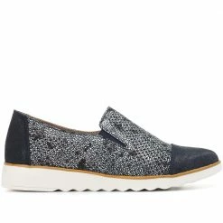 Pavers Wide Fit Metallic Leather Slip-On - BRK29016 / 315 064 / 315 064