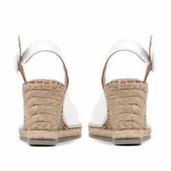 Bellissimo Leather Slingback Wedge Sandals - BELMET35013 / 322 389