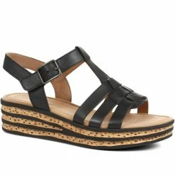 Gabor Axle Leather Platform Sandals - GAB35505 / 321 588