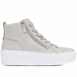 Gabor Chunky Leather High Top Trainers - GAB35535 / 322 391