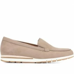 Gabor Begonia Leather Slip-On Shoes - GAB35540 / 322 395