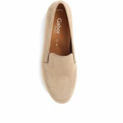 Gabor Begonia Leather Slip-On Shoes - GAB35540 / 322 395
