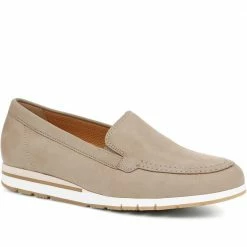 Gabor Begonia Leather Slip-On Shoes - GAB35540 / 322 395