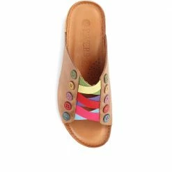 Pavers Ladies Colorful Strap Wedges - KARY33005 / 320 022 / 320 022
