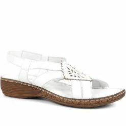 Pavers Leather Slingback Sandals - LUCK35001 / 321 605