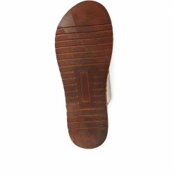 Pavers Slip On-Leather Mule Sandals - MKOC33017 / 320 094
