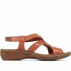 Pavers Leather Slingback Sandals - LUCK35001 / 321 605