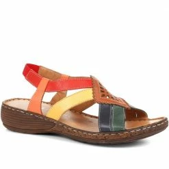 Pavers Leather Slingback Sandals - LUCK35001 / 321 605