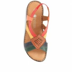 Pavers Leather Slingback Sandals - LUCK35001 / 321 605
