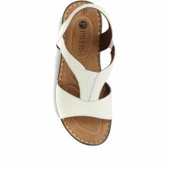 Pavers Wide Fit Sling-Back Leather Sandals - KF31001 / 317 808