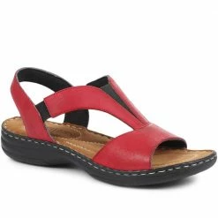Pavers Wide Fit Sling-Back Leather Sandals - KF31001 / 317 808