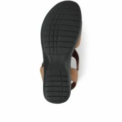 Pavers Wide Fit Sling-Back Leather Sandals - KF31001 / 317 808