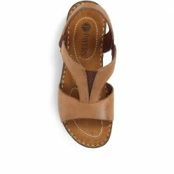 Pavers Wide Fit Sling-Back Leather Sandals - KF31001 / 317 808