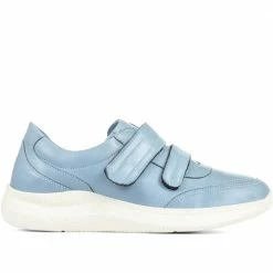 Pavers Womens Leather Double Strap Sneakers - META33001 / 320 097 / 320 097