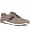 Pavers Wide Fit Leather Lace-Up Trainers - PARK35003 / 321 562