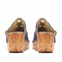 Pavers Sandals Leather Wedge Clogs - CAY35013 / 322 036