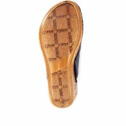Pavers Sandals Leather Wedge Clogs - CAY35013 / 322 036