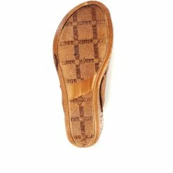 Pavers Sandals Leather Wedge Clogs - CAY35013 / 322 036