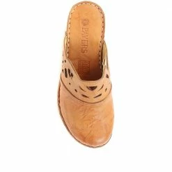Pavers Sandals Leather Wedge Clogs - CAY35013 / 322 036