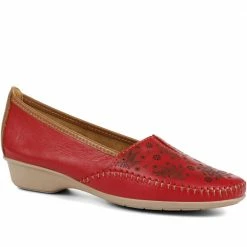 Pavers Leather Slip-On Shoes - NAP35001 / 321 453