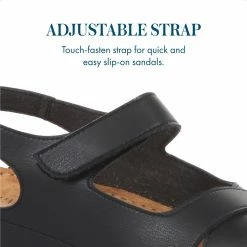 Pavers Flat Wide Fit Touch-Fasten Sandals - MUY1509 / 124 091 85 Pavers Flat Wide Fit Touch-Fasten Sandals - MUY1509 / 124 091