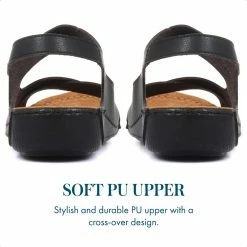Pavers Flat Wide Fit Touch-Fasten Sandals - MUY1509 / 124 091 87 Pavers Flat Wide Fit Touch-Fasten Sandals - MUY1509 / 124 091