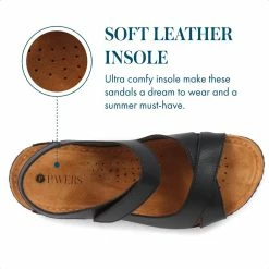 Pavers Flat Wide Fit Touch-Fasten Sandals - MUY1509 / 124 091 88 Pavers Flat Wide Fit Touch-Fasten Sandals - MUY1509 / 124 091