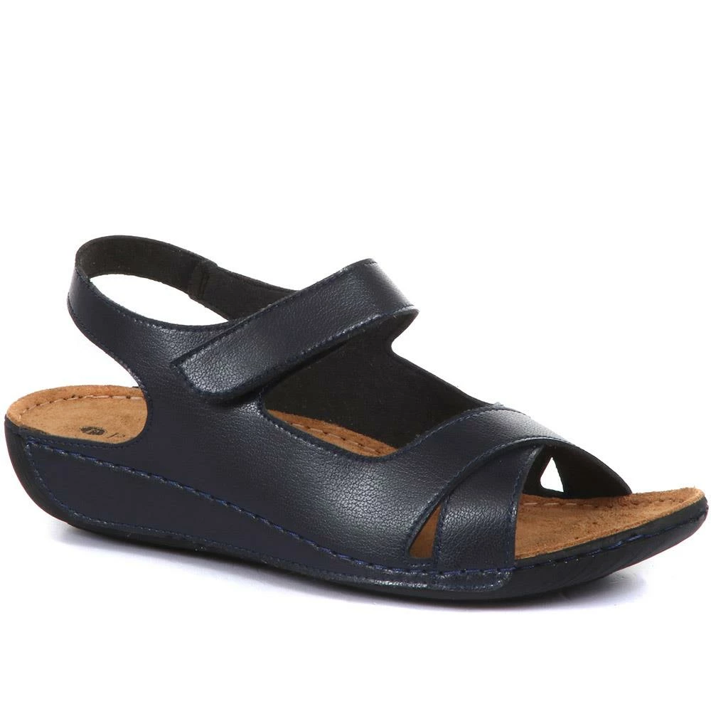 Pavers Flat Wide Fit Touch-Fasten Sandals - MUY1509 / 124 091 3 Pavers Flat Wide Fit Touch-Fasten Sandals - MUY1509 / 124 091