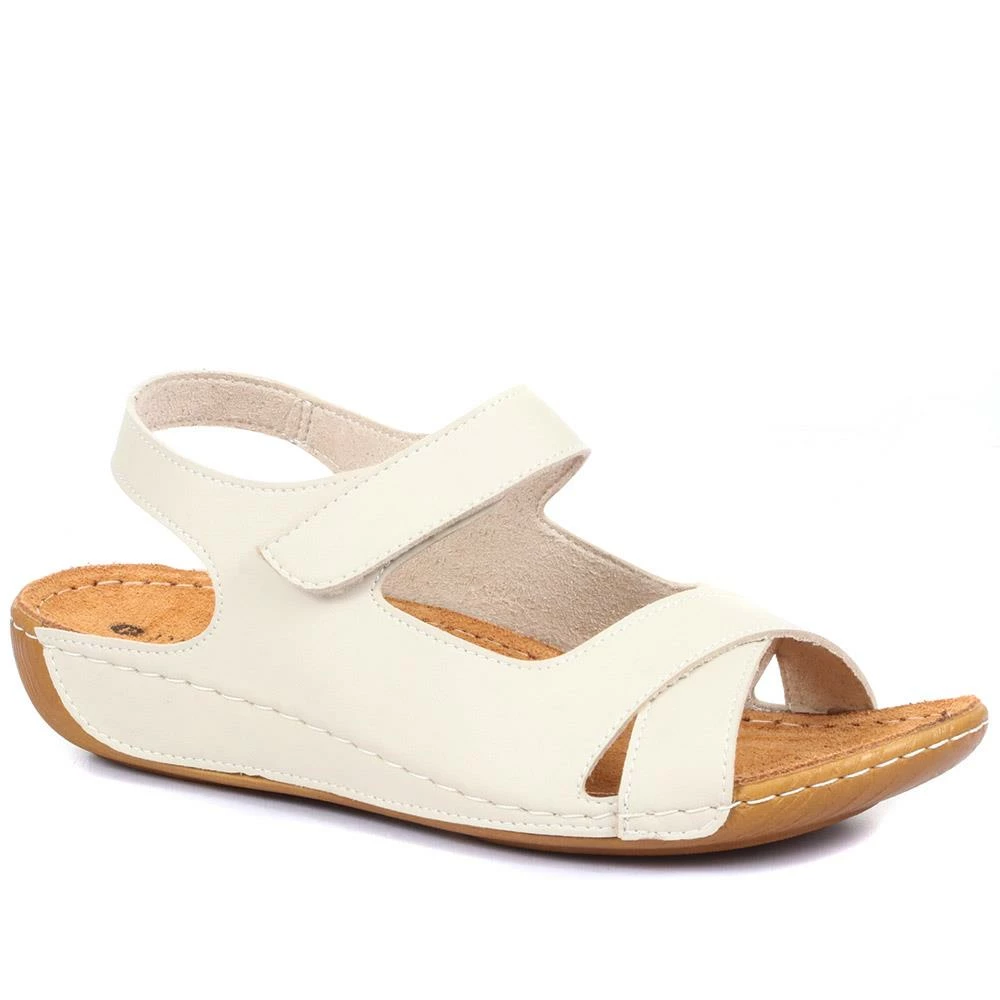 Pavers Flat Wide Fit Touch-Fasten Sandals - MUY1509 / 124 091 4 Pavers Flat Wide Fit Touch-Fasten Sandals - MUY1509 / 124 091