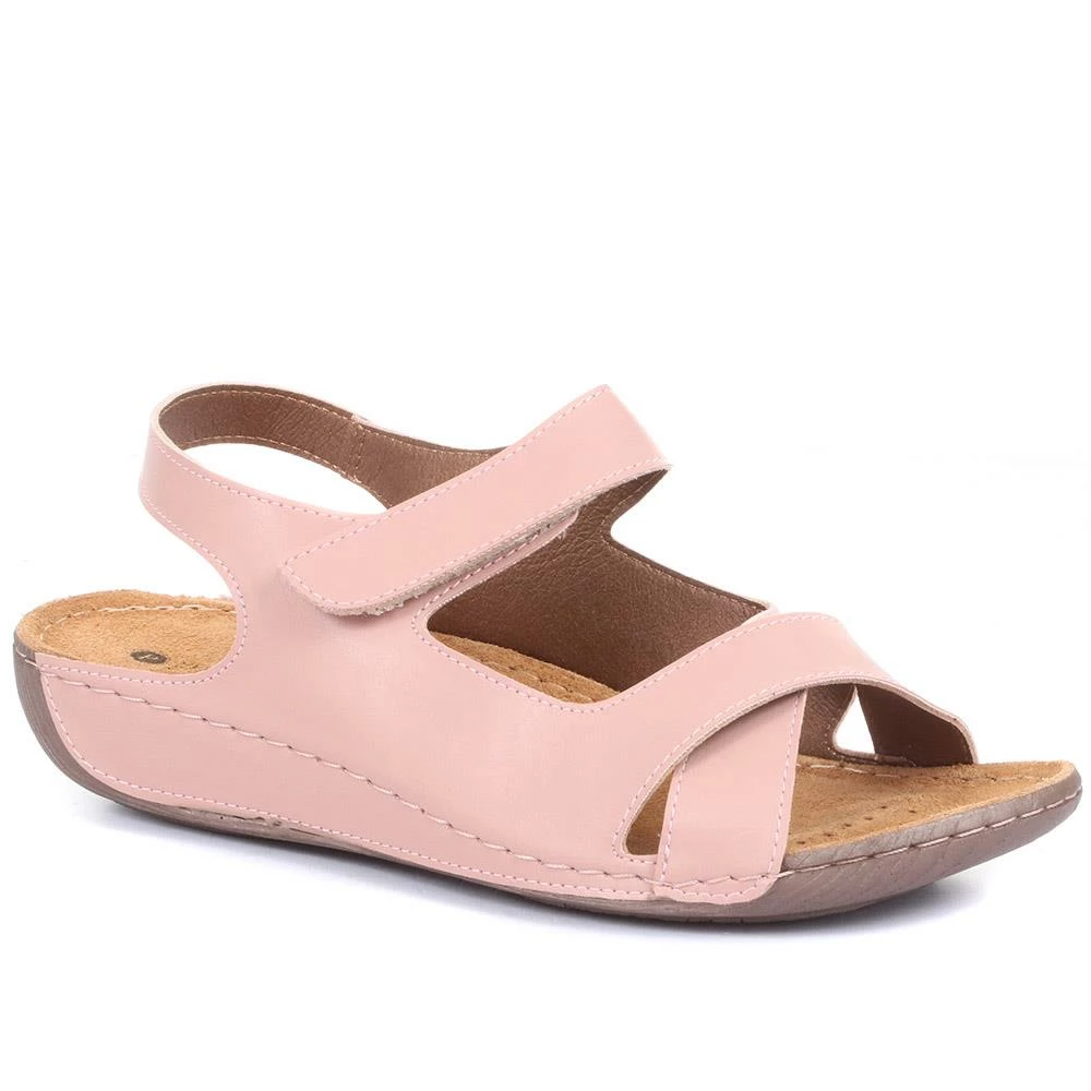 Pavers Flat Wide Fit Touch-Fasten Sandals - MUY1509 / 124 091 6 Pavers Flat Wide Fit Touch-Fasten Sandals - MUY1509 / 124 091