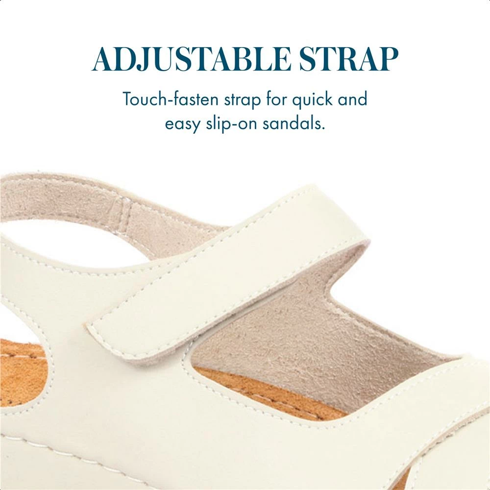 Pavers Flat Wide Fit Touch-Fasten Sandals - MUY1509 / 124 091 30 Pavers Flat Wide Fit Touch-Fasten Sandals - MUY1509 / 124 091