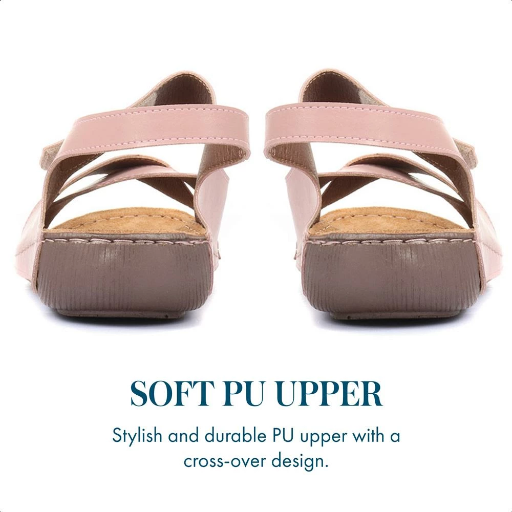 Pavers Flat Wide Fit Touch-Fasten Sandals - MUY1509 / 124 091 38 Pavers Flat Wide Fit Touch-Fasten Sandals - MUY1509 / 124 091