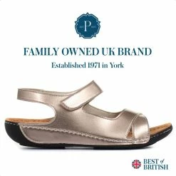 Pavers Flat Wide Fit Touch-Fasten Sandals - MUY1509 / 124 091 113 Pavers Flat Wide Fit Touch-Fasten Sandals - MUY1509 / 124 091