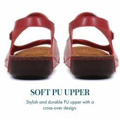 Pavers Flat Wide Fit Touch-Fasten Sandals - MUY1509 / 124 091 123 Pavers Flat Wide Fit Touch-Fasten Sandals - MUY1509 / 124 091