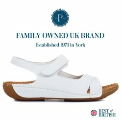 Pavers Flat Wide Fit Touch-Fasten Sandals - MUY1509 / 124 091 131 Pavers Flat Wide Fit Touch-Fasten Sandals - MUY1509 / 124 091