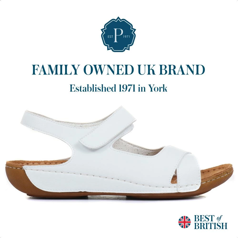 Pavers Flat Wide Fit Touch-Fasten Sandals - MUY1509 / 124 091 58 Pavers Flat Wide Fit Touch-Fasten Sandals - MUY1509 / 124 091