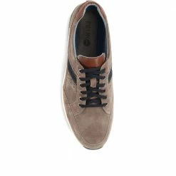 Pavers Wide Fit Leather Lace-Up Trainers - PARK35003 / 321 562 30 Pavers Wide Fit Leather Lace-Up Trainers - PARK35003 / 321 562