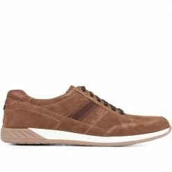 Pavers Wide Fit Leather Lace-Up Trainers - PARK35003 / 321 562 32 Pavers Wide Fit Leather Lace-Up Trainers - PARK35003 / 321 562