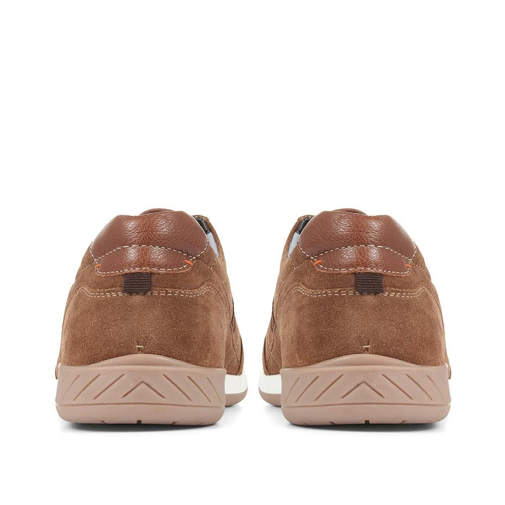 Pavers Wide Fit Leather Lace-Up Trainers - PARK35003 / 321 562 10 Pavers Wide Fit Leather Lace-Up Trainers - PARK35003 / 321 562