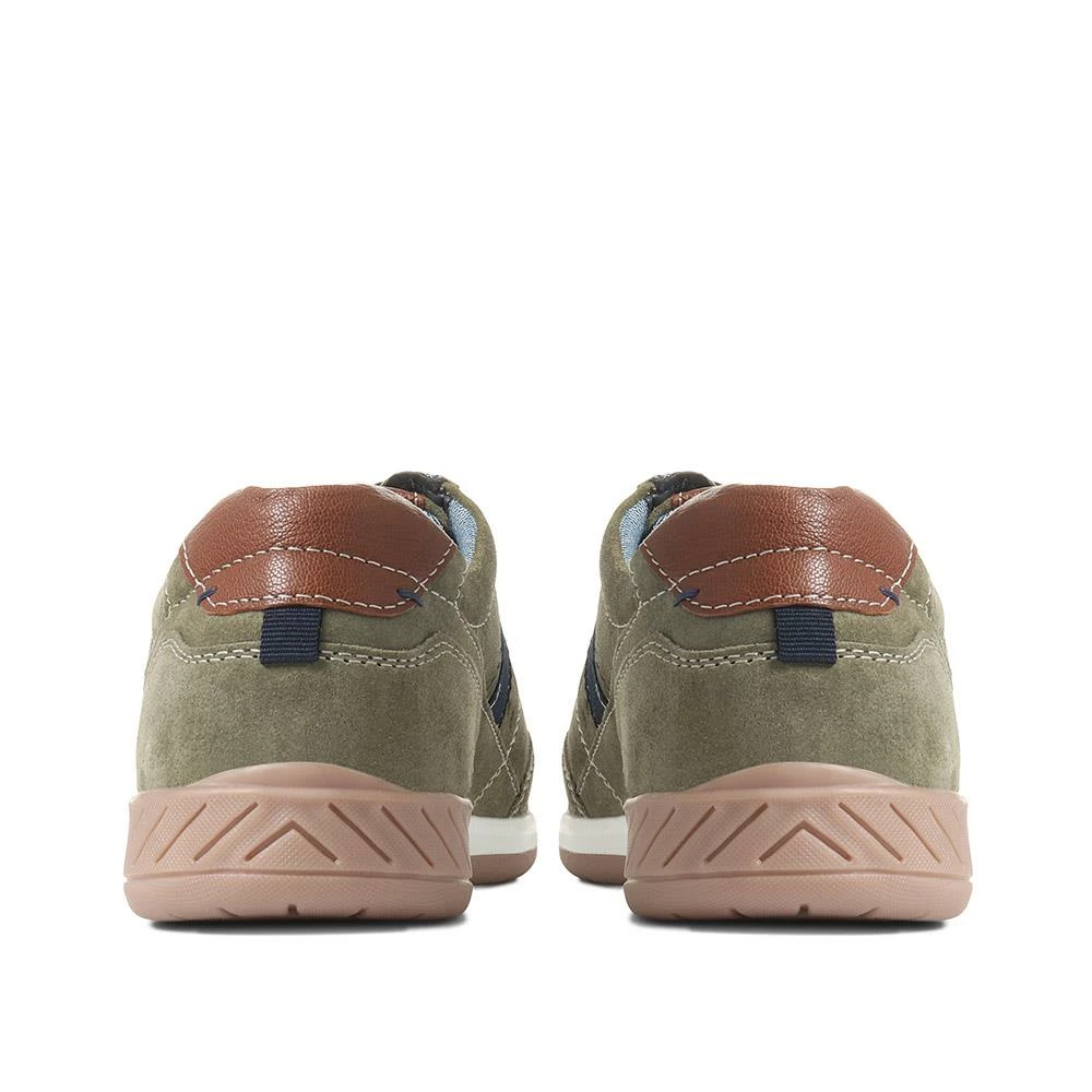 Pavers Wide Fit Leather Lace-Up Trainers - PARK35003 / 321 562 14 Pavers Wide Fit Leather Lace-Up Trainers - PARK35003 / 321 562