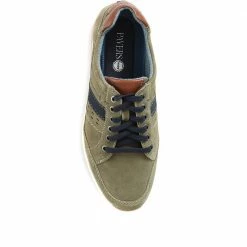 Pavers Wide Fit Leather Lace-Up Trainers - PARK35003 / 321 562 38 Pavers Wide Fit Leather Lace-Up Trainers - PARK35003 / 321 562