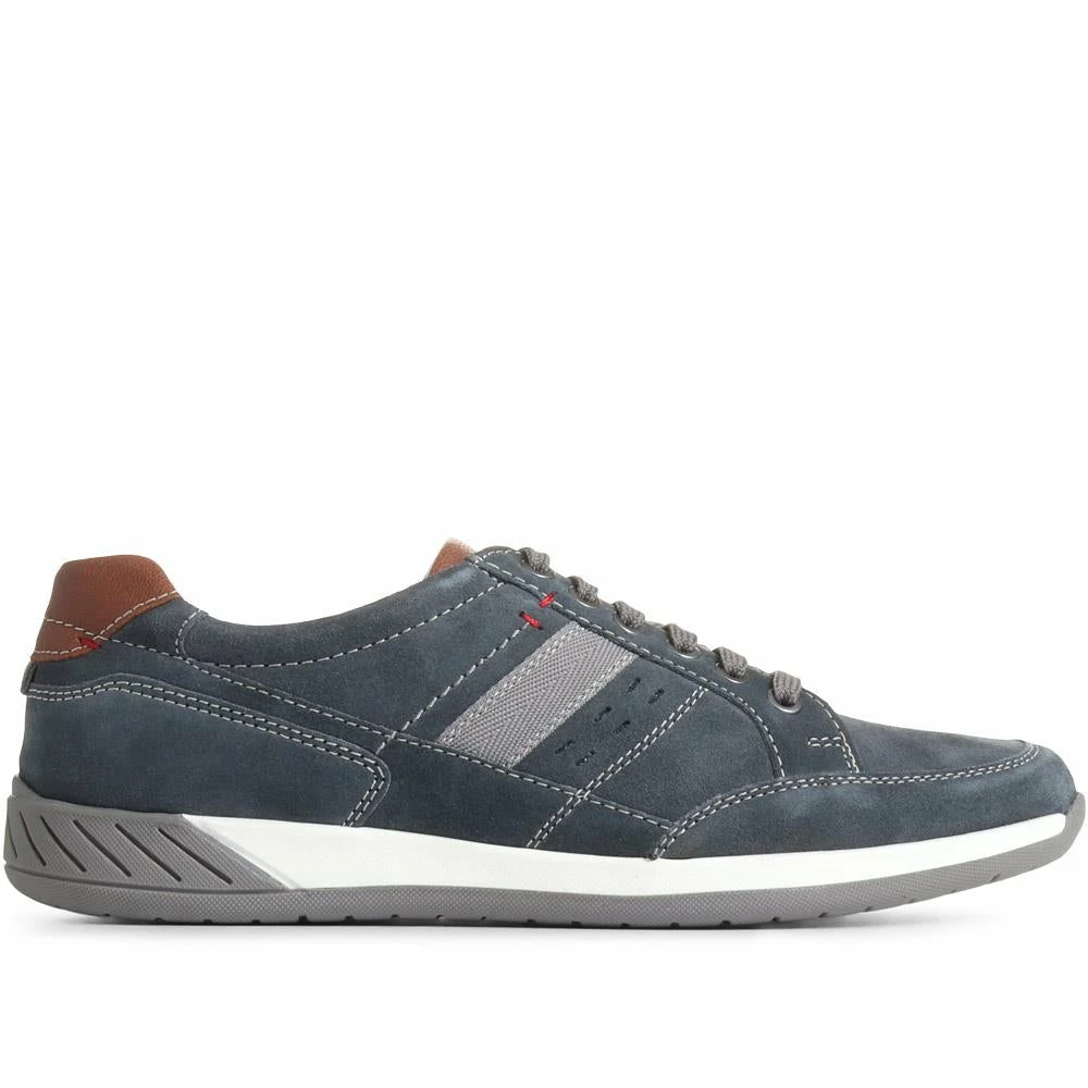 Pavers Wide Fit Leather Lace-Up Trainers - PARK35003 / 321 562 17 Pavers Wide Fit Leather Lace-Up Trainers - PARK35003 / 321 562